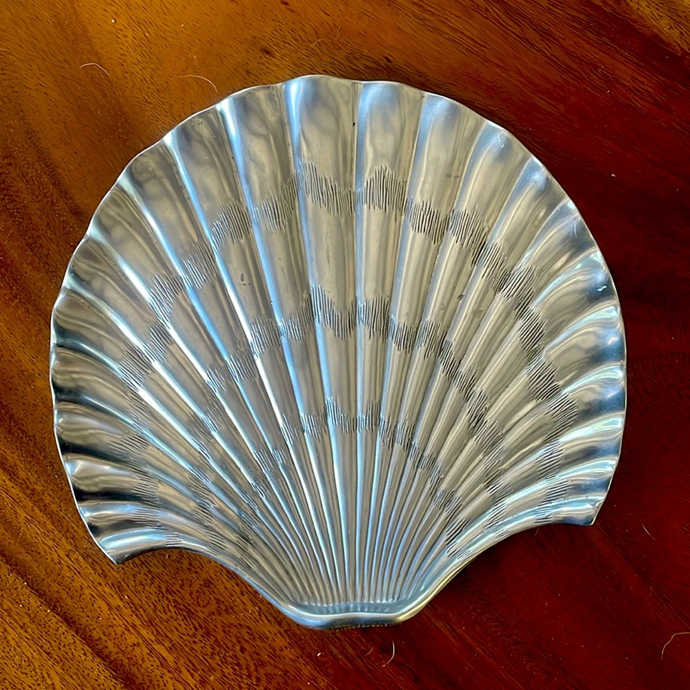 Shell butter tray serving tray
